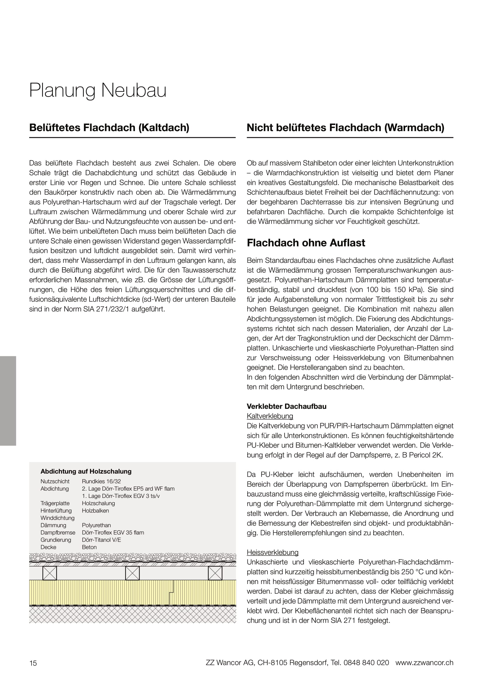 Polyurethan Flachdach Planung und Ausführung -16
